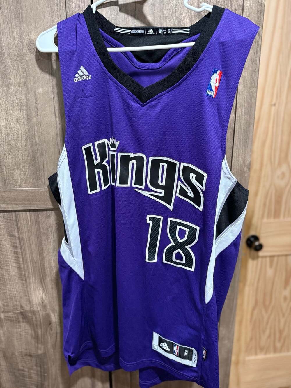 Adidas Omri Casspi Sacramento Kings #18 NBA Basketball Jersey Size M